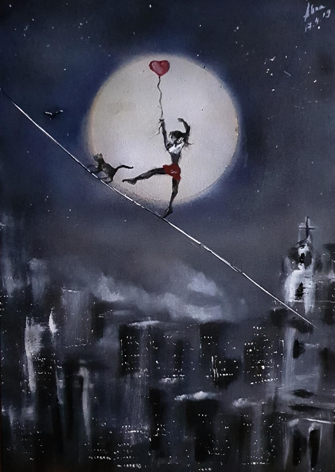 ArteDiAlina.com painting: between two worlds